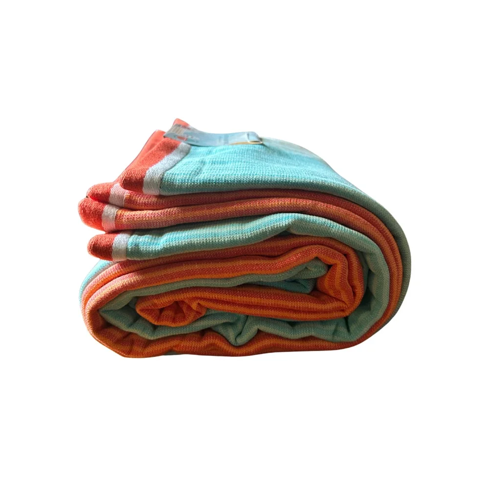 2 Pack Beach Towels 40x72 100% Cotton Large Pool Towels Soft Quick Dry